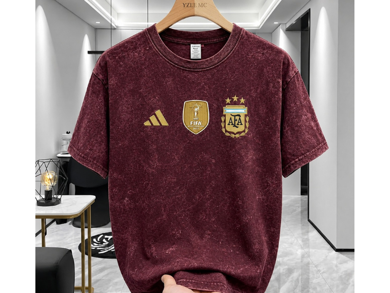 ACID WASH DROP SHOULDER T-SHIRT - Image 4