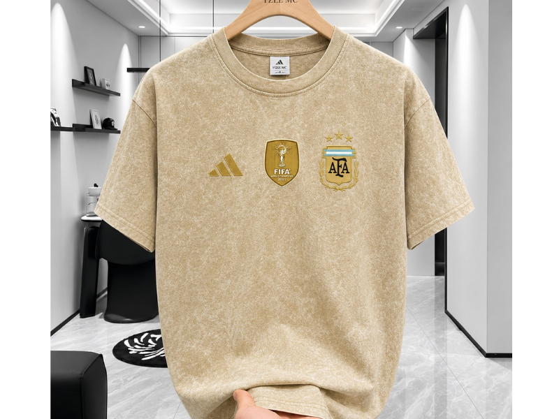 ACID WASH DROP SHOULDER T-SHIRT - Image 5