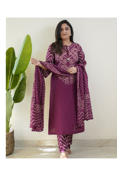 Cunri Print Three Piece