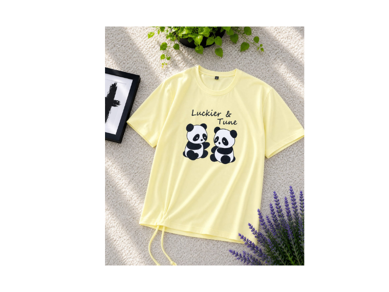 Stylish Ladies Drop Shoulder Tshirt - Image 4