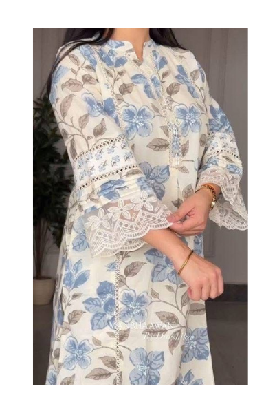 Pocket Kurti Three Piece
