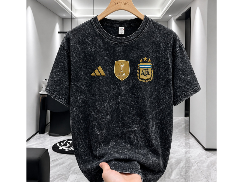 ACID WASH DROP SHOULDER T-SHIRT
