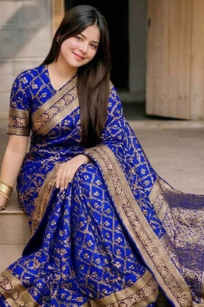 Japani Silk Sharee With Blouse Piece