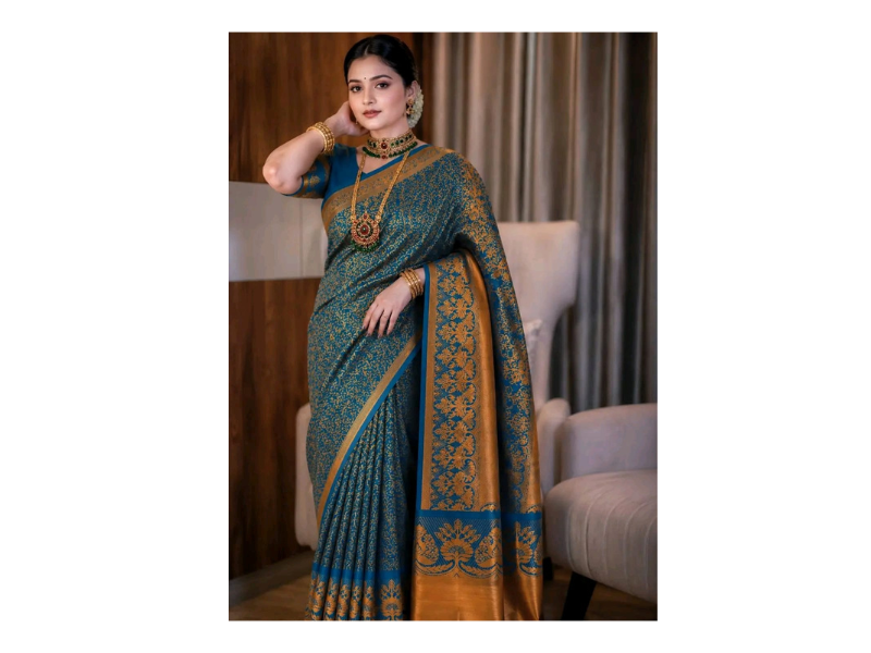 Kanjivaram katan Sharee