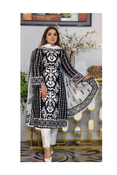 Skin Print Three Piece