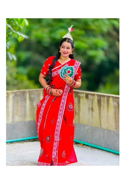 Puja Special Panpata Saree