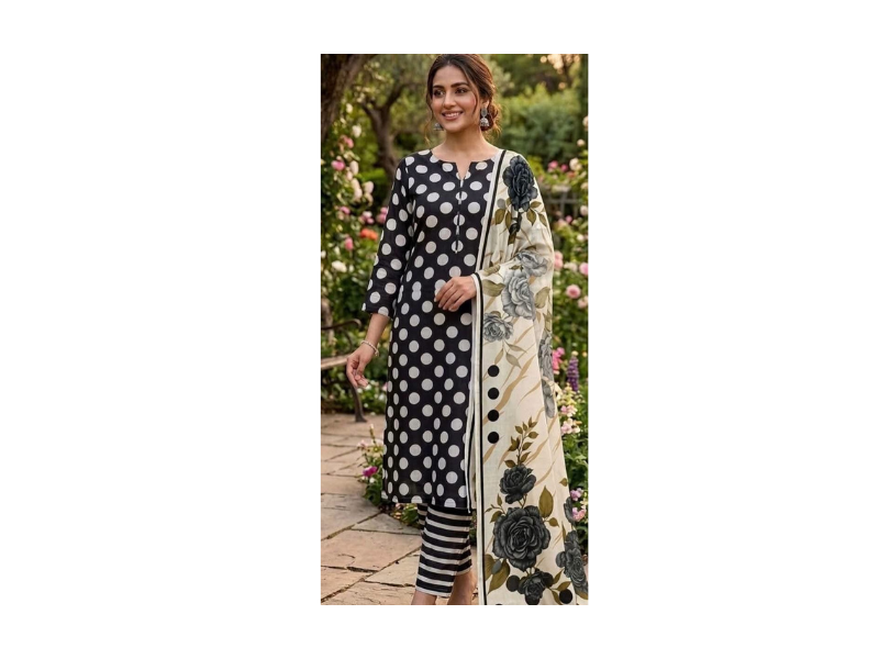 Skin Print Three Piece