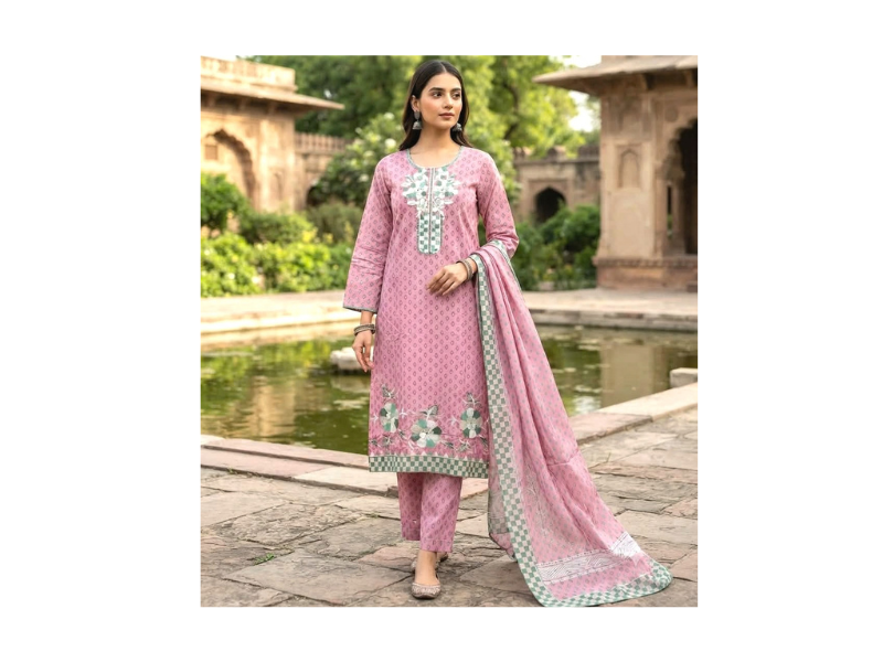 Embroidery Readymade Three Piece - Image 4