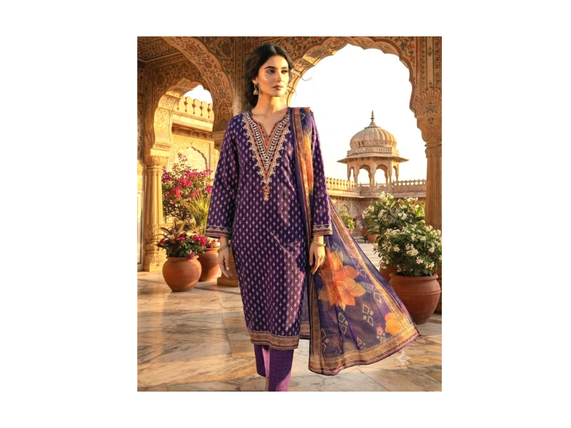 Embroidery Readymade Three Piece - Image 3