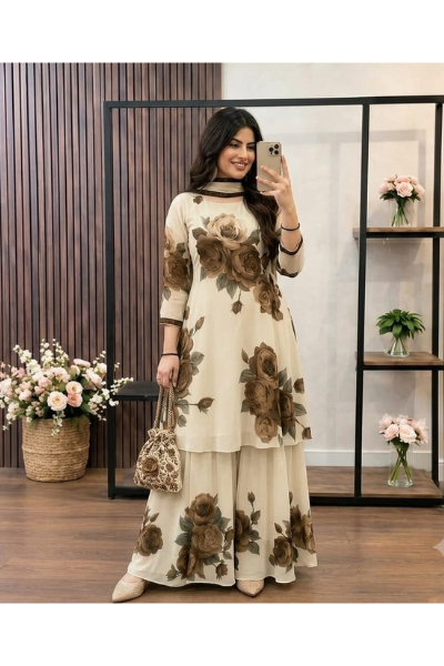 Premium Puja Special Three Piece